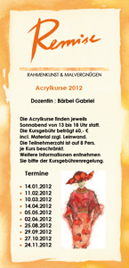 Acrylkurse 2012 mit Bärbel Gabriel